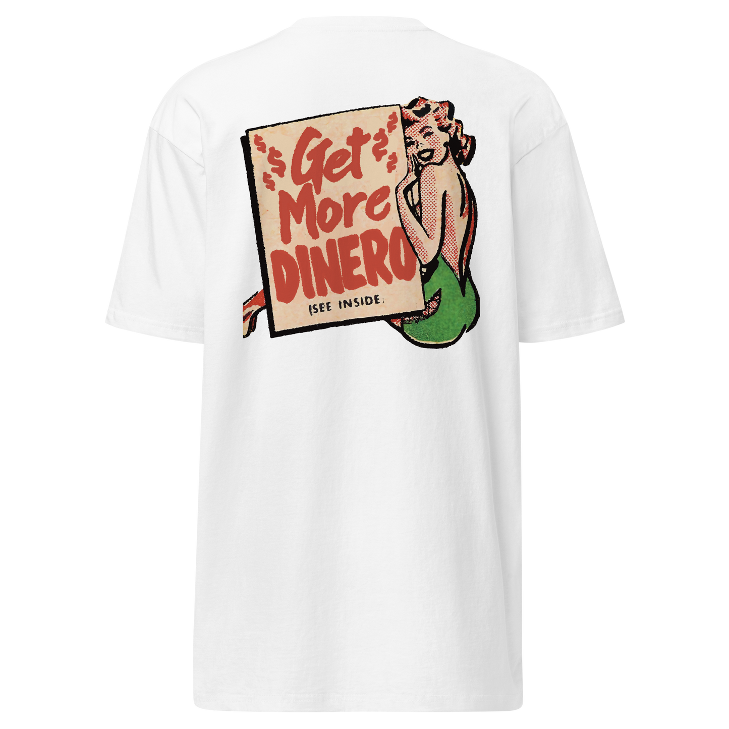 Members Only Tee Front/Back (wht)