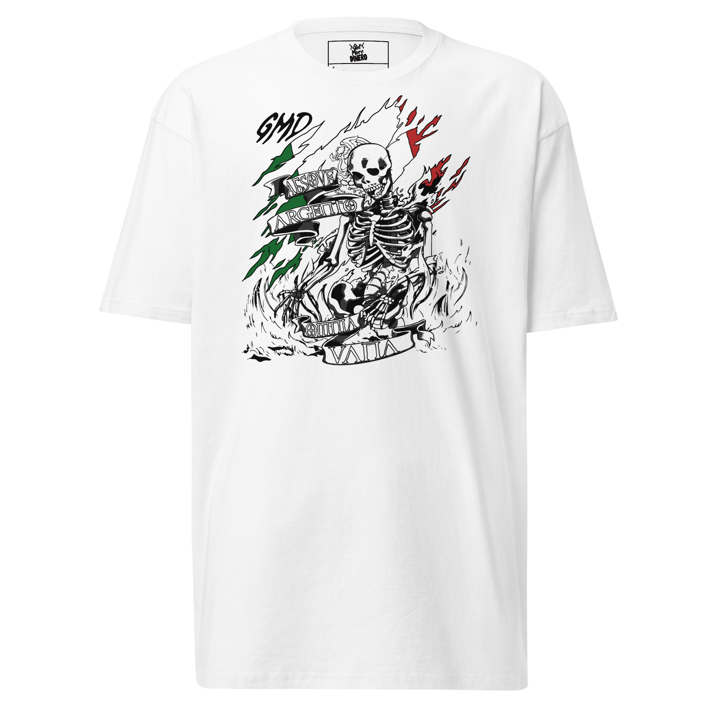 Without Money All Is Vain Tee (wht)