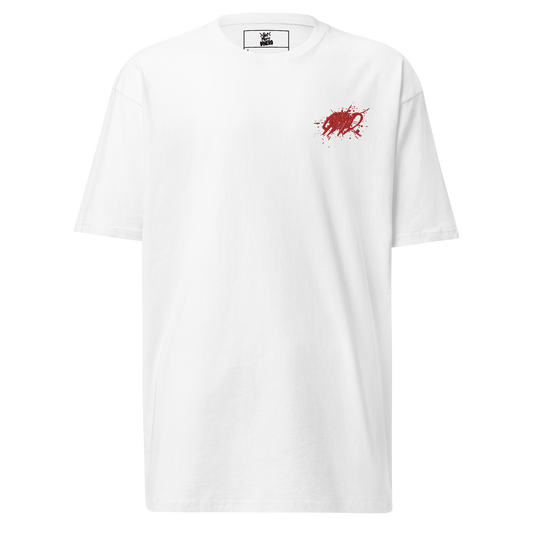 Take A Risk Embroidered Tee (wht)