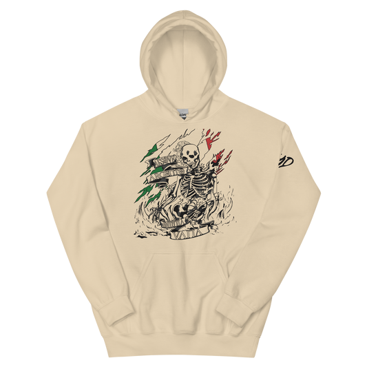 Without Money All Is Vain Hoodie (tan)