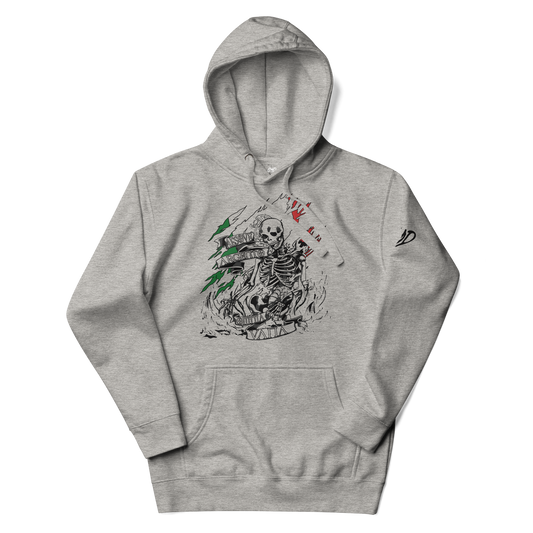 Without Money All Is Vain Hoodie (gry)